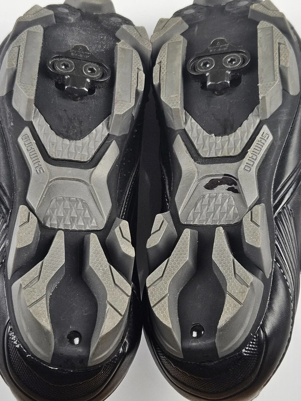 Shimano Black Cycling Shoes with Blue Insole Accents
